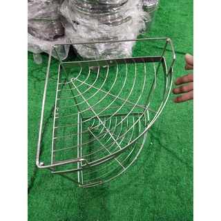 kệ góc inox 2 tầng ( kệ góc la 2 tầng )