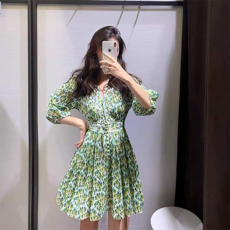 vải chiffon hoa dập ly