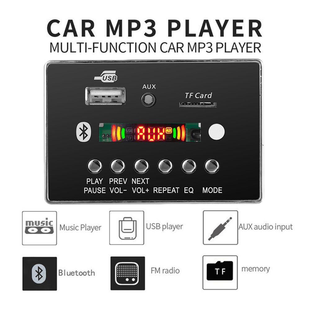MYRONGVN Bảng Giải Mã Bluetooth Tích Hợp Máy Nghe Nhạc MP3 Cho Xe Hơi