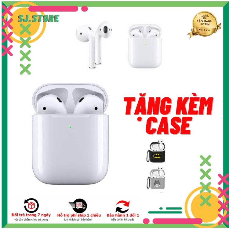 Tai Nghe Bluetooth TWS Air2 Bản Cao Cấp Nhất Full Chức Năng Đổi Tên, Định Vị, Sạc Không Dây [BẢO HÀNH 6 THÁNG] | BigBuy360 - bigbuy360.vn