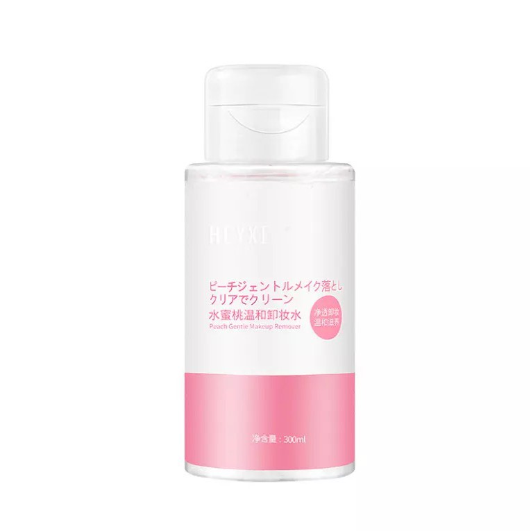 Nước tẩy trang Đào HEYXI làm sạch dưỡng ẩm Peach Gentle Makeup Remover HEYX02