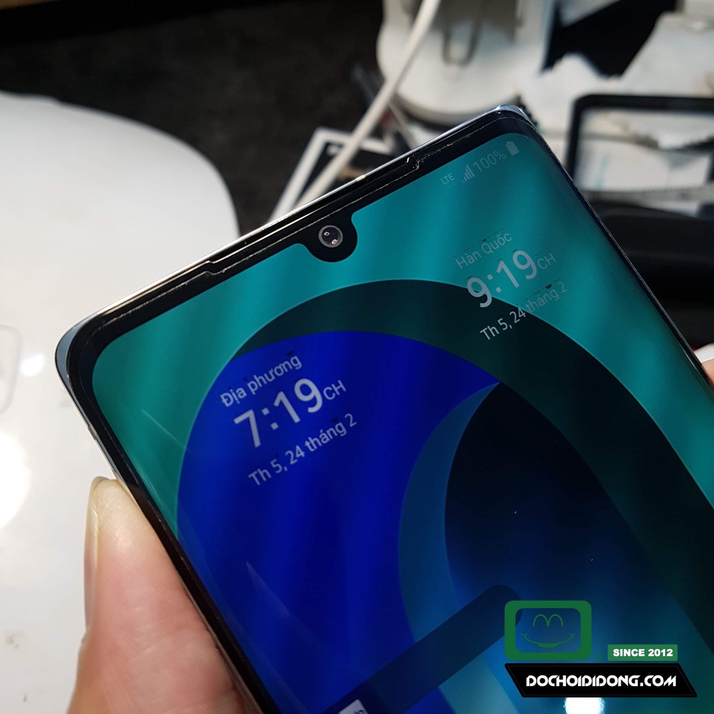 Miếng dán màn hình polime UV kháng khuẩn cao cấp dành cho LG Velvet ( LG G9 )