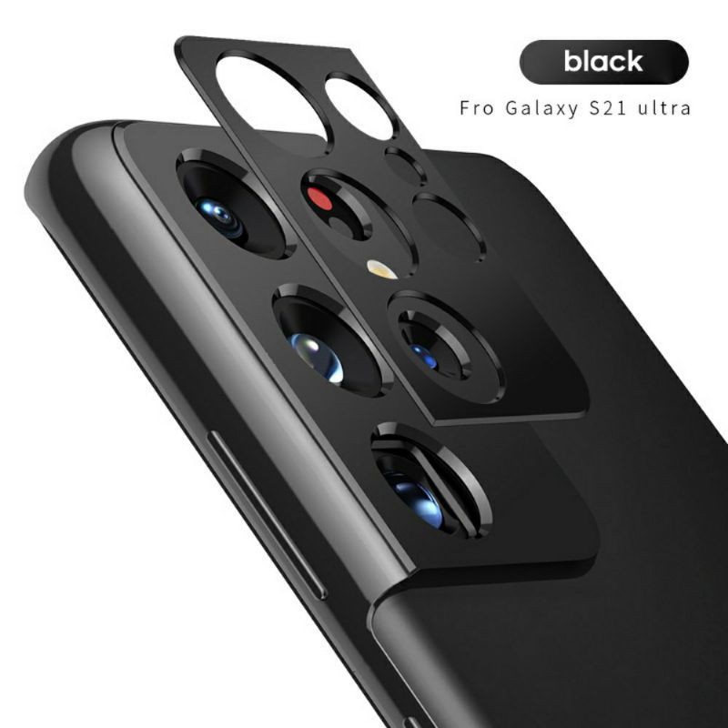 Dán kính cường lực Camera cho Samsung S22, S22 Plus,S22 ultra, s21 Fe, S21, S21 Plus, S21 Ultra full đen siêu bảo vệ máy