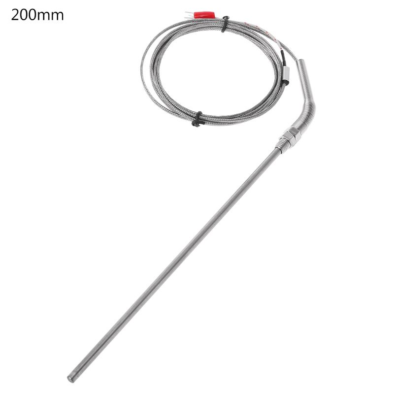 Cặp Cặp Nhiệt Điện Loại K 50mm 100mm 150mm 200mm Bằng Thép Không Gỉ 0-400°C Cảm Biến Nhiệt Độ Chuyên Dụng Cao Cấp