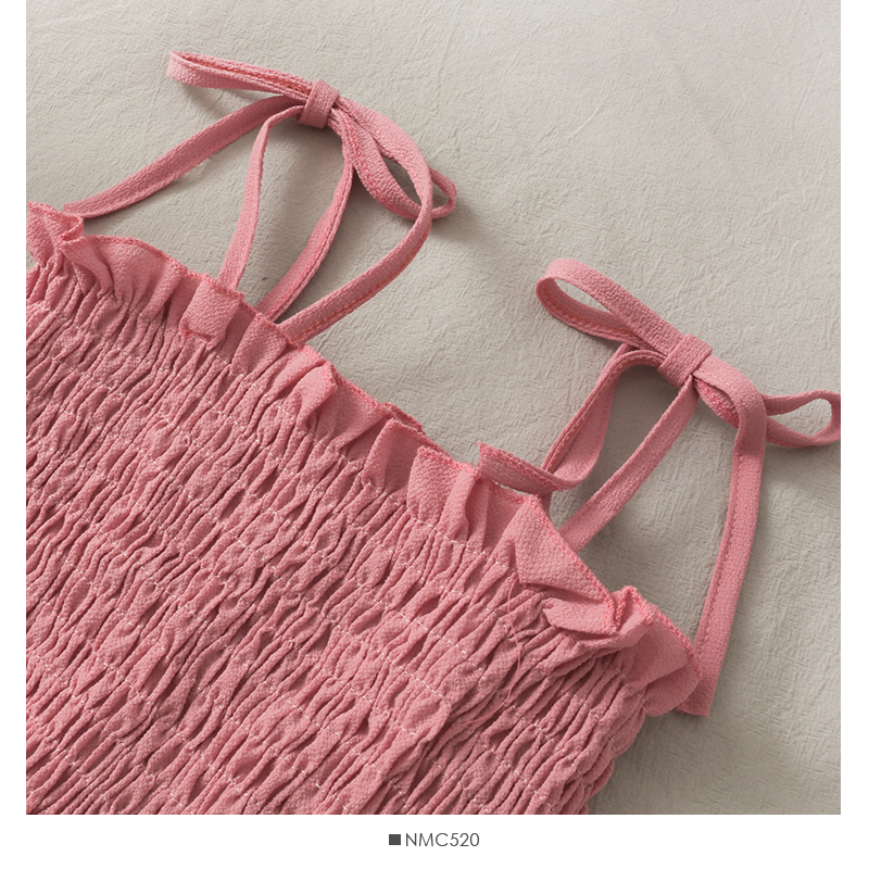 Áo Voan Hai Dây Thắt Nơ Xinh Xắn Dành Cho Nữ | BigBuy360 - bigbuy360.vn