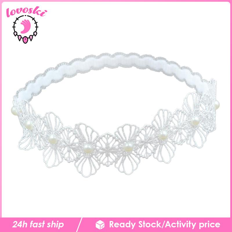 Vòng Ren Lưới Thêu Hoa Đeo Chân Cho Cô Dâu