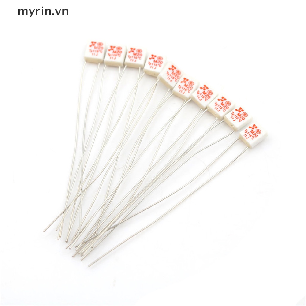 Myrin 10 Cái Mới M20 TF 115°C Cầu Chì Nhiệt 250V 2A Chất Lượng Cao 0 0 0 0 Vn 0 VN - 0