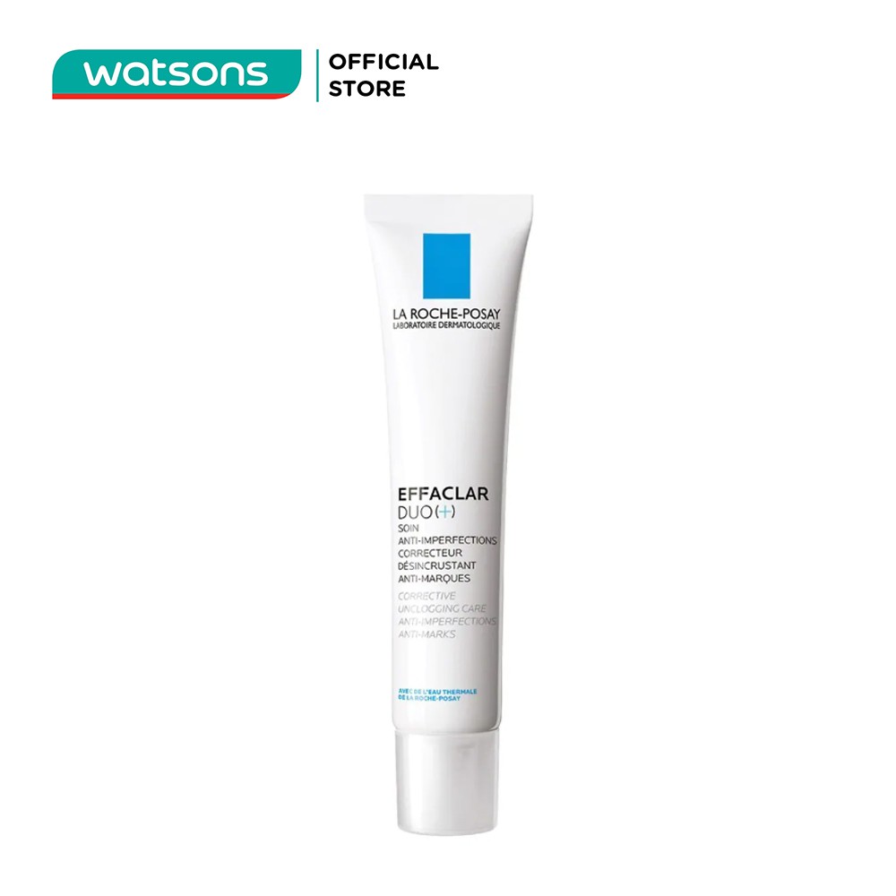 Kem Dưỡng Da La Roche-Posay Effaclar Duo+ Giúp Giảm Mụn, Ngăn Ngừa Vết Thâm 40ml