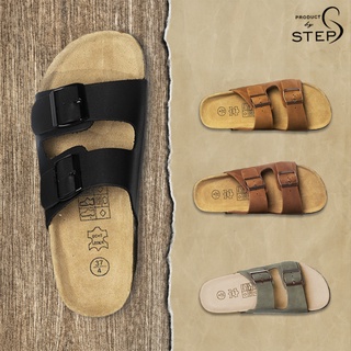 Dép đế trấu Unisex Da quai 2 khoá (Size 35-45)