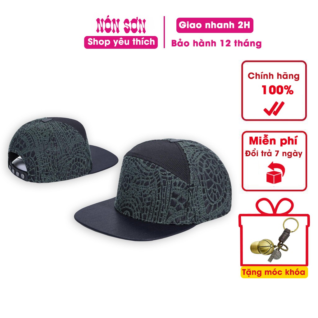 Mũ Nón Sơn Snapback Nam Cao Cấp Hàng Chính Hãng Phong Cách Hiphop MC254XR