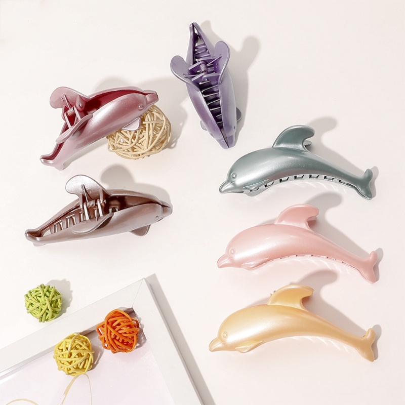 Kẹp Tóc Hình Cá Mập Hoạt Hình Cho Nữ