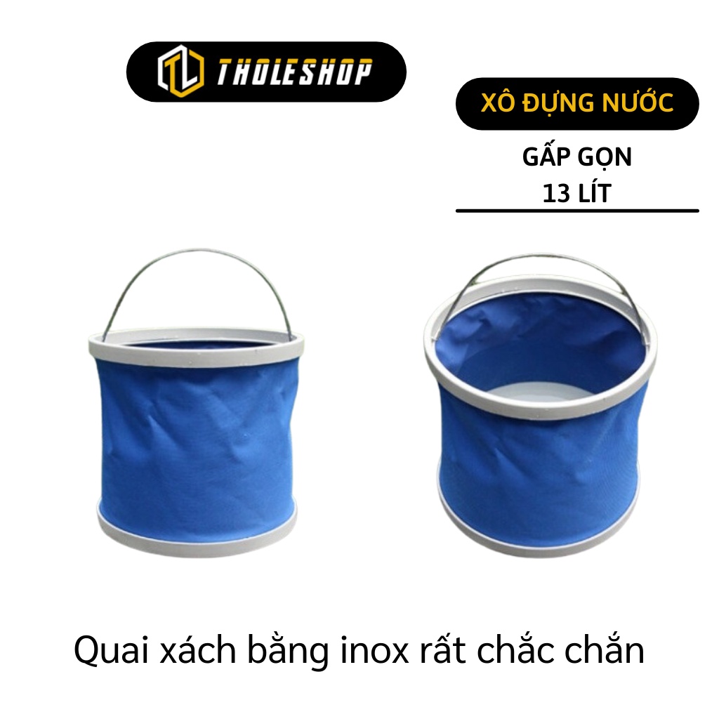 Xô Đựng Nước Gấp Gọn - Thùng Đựng Nước, Dụng Cụ Vệ Sinh Xe Hơi Chống Thấm Nước 5488