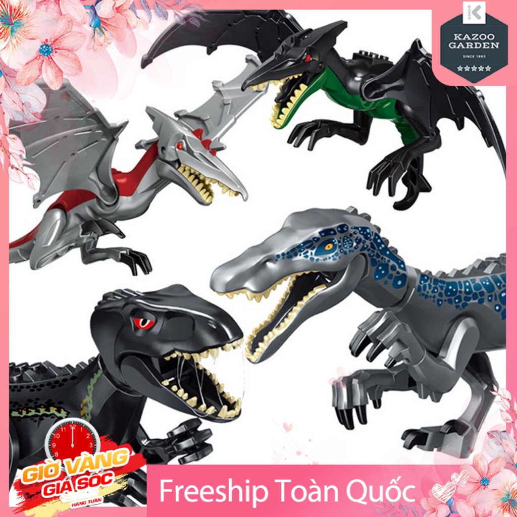 [FREESHIP❤️] Đồ Chơi Mô Hình Khủng Long Lắp Ghép Chất Liệu Nhựa ABS Cao Cấp