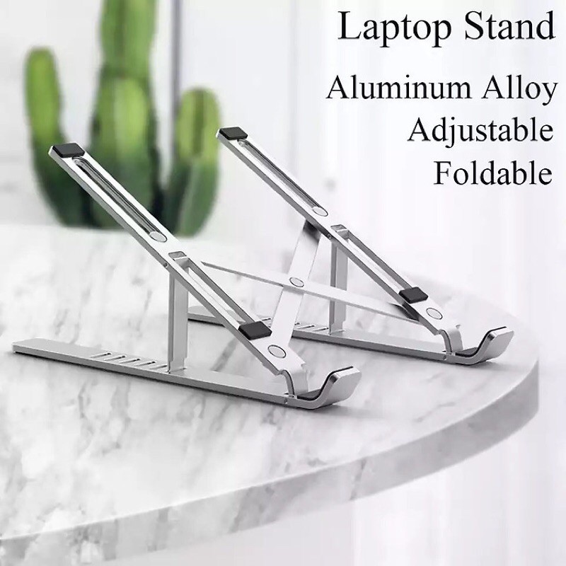 [Wiwu] Giá đỡ Aluminum Wiwu S400 cho MacBookLaptop 13 inch - 15.5 inch giúp tản nhiệt thiết kế nhôm nguyên khối