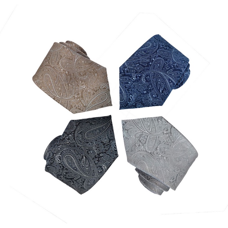 Cà vạt rộng 8.5cm in hoa cho nam