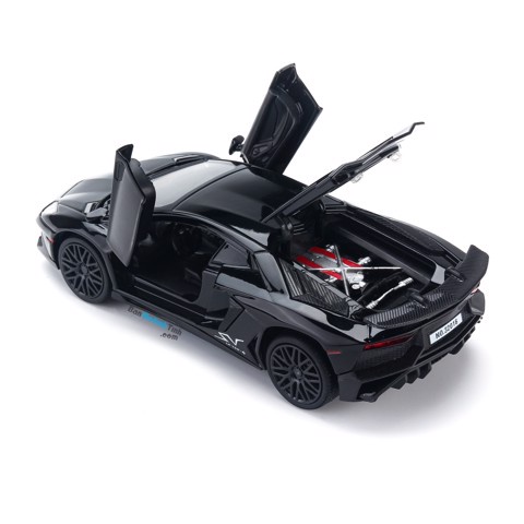 MÔ HÌNH XE XE MÔ HÌNH LAMBORGHINI AVENTADOR LP750-4 SV BLACK 1:32 MINIAUTO