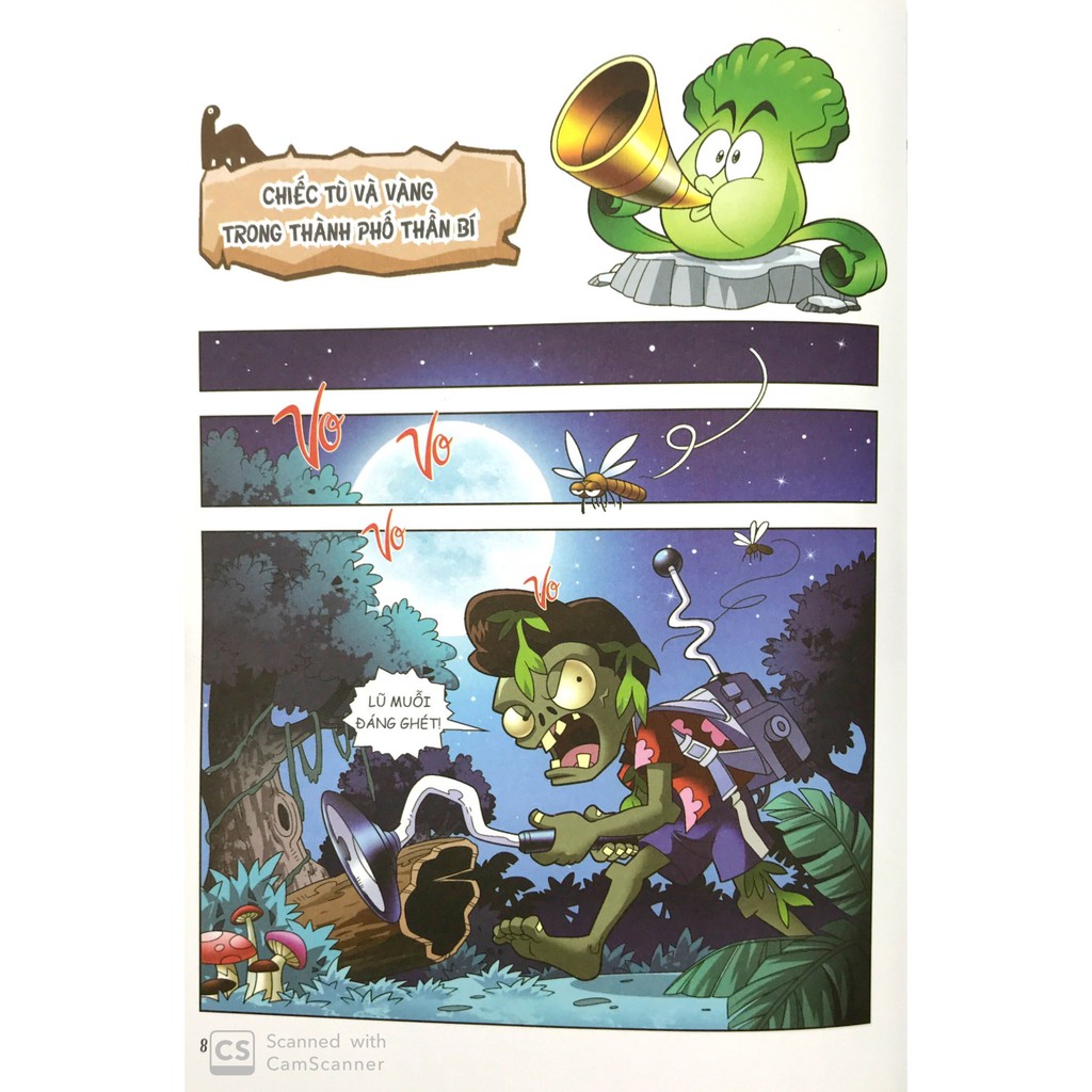 Sách - Trái cây đại chiến zombie - Thế giới khủng long - tập lẻ tùy chọn