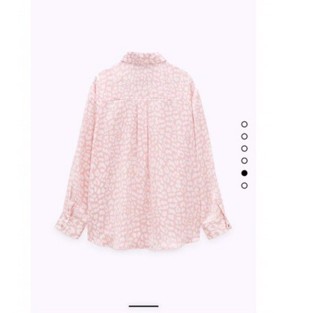 Áo sơmi lụa #Zara #280k / HỒNG ĐỚM TRẮNG / fulltag sizeM bao check code