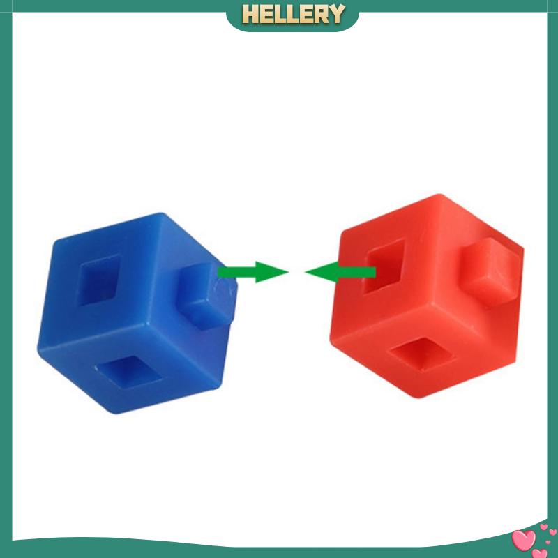 Bộ 100 Khối Lập Phương Nhiều Khớp Nối / Học Toán 5 Màu Tùy Chọn