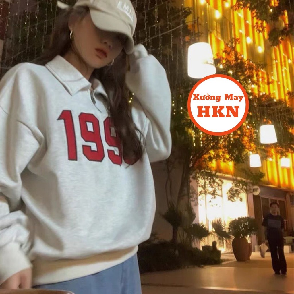 Áo Sweater Nữ Khoá Cổ Thêu 1996 Chất Bozip Dầy Cộm Mã 812 Xưởng May HKN | BigBuy360 - bigbuy360.vn