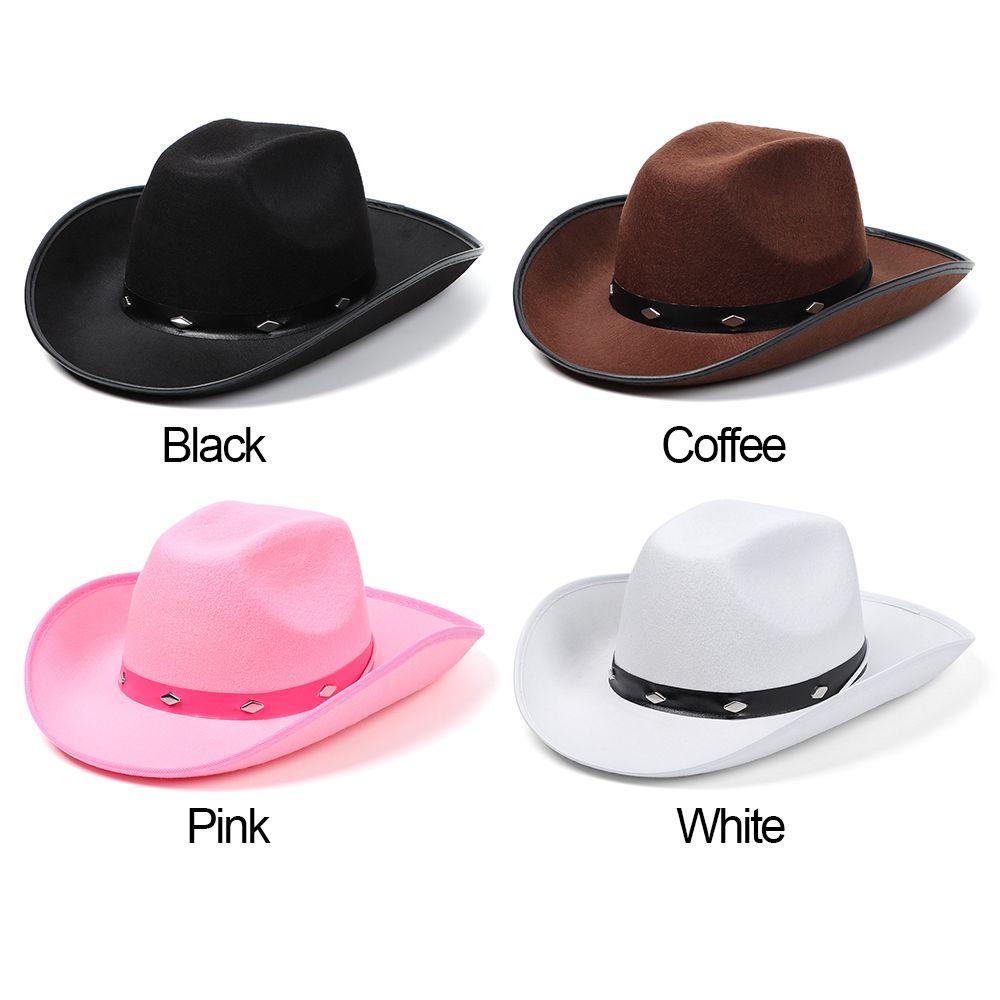 BORAG Mũ Cao Bồi Chất Liệu Polyester Cao Cấp Thời Trang Theo Phong Cách Phương T