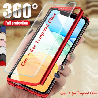 Ốp Lưng Kèm Kính Cường Lực Cho 360 Case Vivo 1901 1902 1903 1904 1906 1907 1915