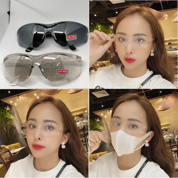 Sỉ 10 Mắt kính chống dịch uv 400 người lớn màu ngẫu nhiên LM0007