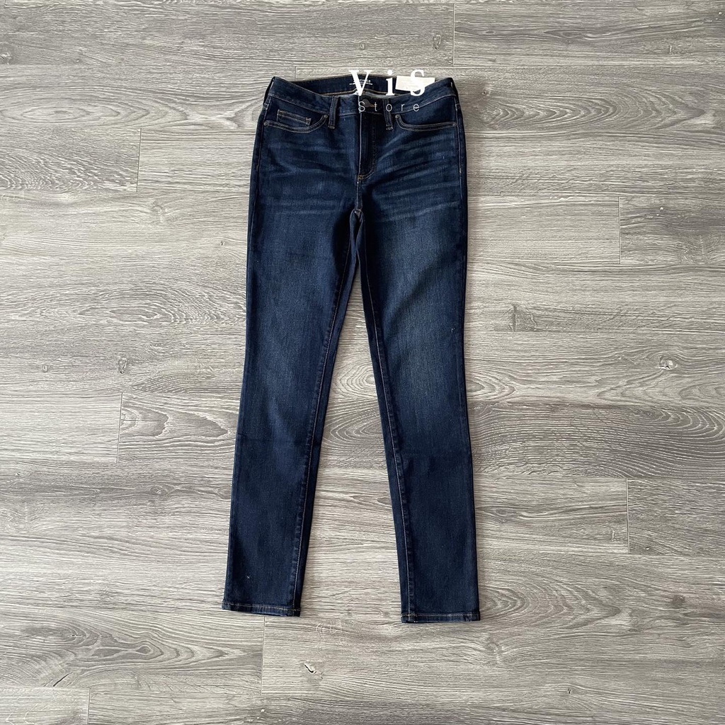 Quần jeans nữ màu xanh dáng skinny