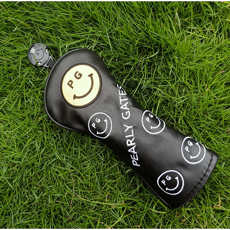 Vỏ bọc bảo vệ đầu gậy đánh Golf hình mặt cười dễ thương