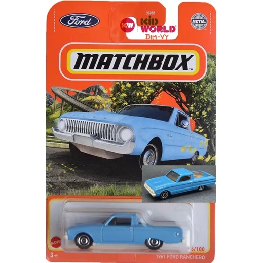 Xe mô hình Matchbox Bán tải 1961 Ford Ranchero GVY06.