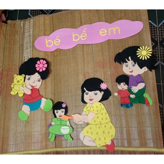 tranh nỉ trang trí góc