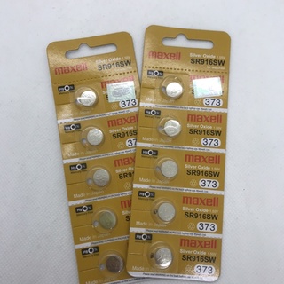 Pin 1.55V Sliver Oxide MAXELL SR916SW, 916, 373 dùng thay thế pin cho các loại đồng hồ tương thích, thiết bị điện tử