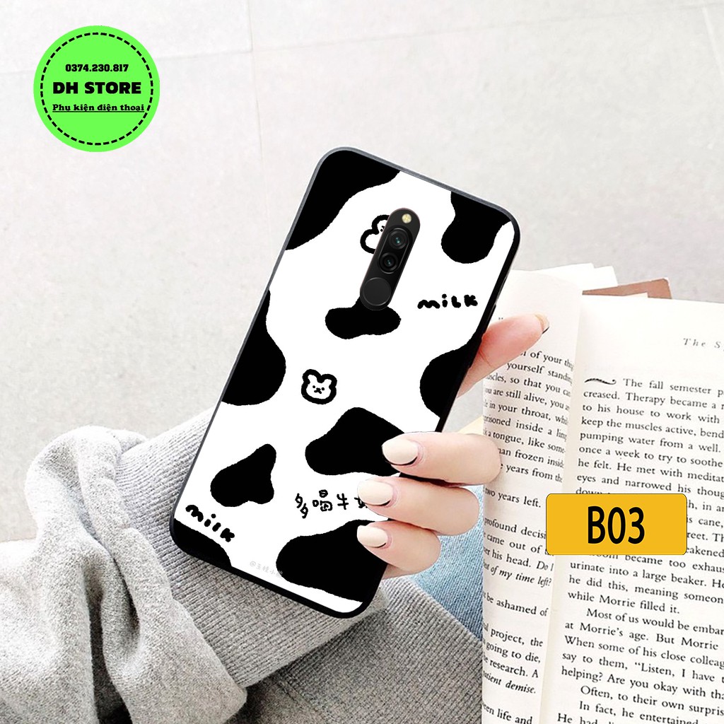 Ốp lưng điện thoại Huawei Nova 2i in hình bò sữa chất liệu in UV cao cấp, siêu bền, siêu đẹp.