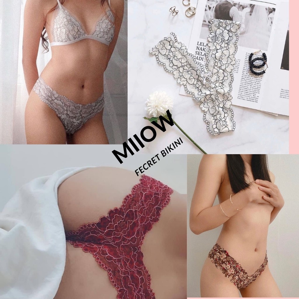 quần lót nữ lọt khe ren cao cấp không đường viền sexy nhập khẩu mềm mịn thông thoáng tạo độ ôm mông kháng khuẩn milow