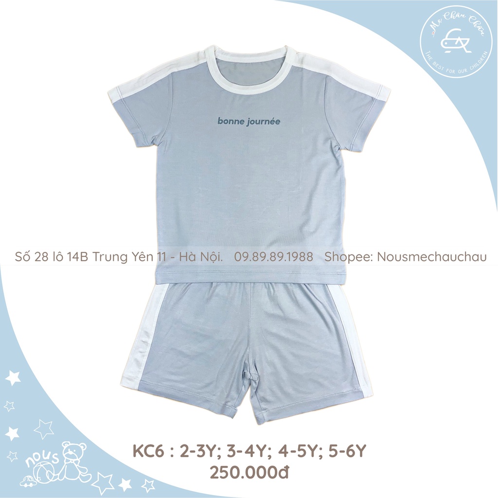 BỘ KIDS CỘC TAY CHO BÉ TRAI - BÉ GÁI 2021