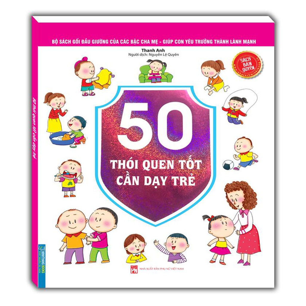 Sách - 50 thói quen tốt cần dạy trẻ  (bìa mềm)