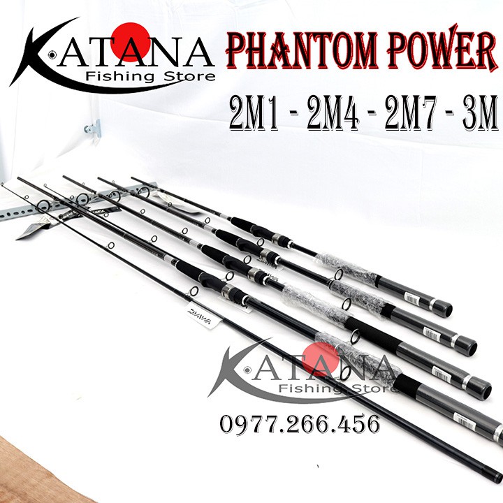 Cần Câu chính Hãng Daiwa - Phantom Power - 2m1 2m4 2m7 3m0