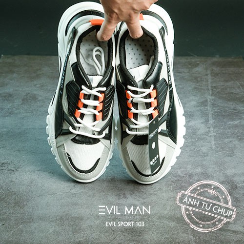 Giày thể thao nam, Sneaker Nam EVIL SPORT 103 Đế Cao Năng Động