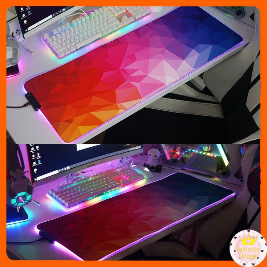 LÓT CHUỘT, PAD CHUỘT LED RGB SIZE 80X30 INFINY DECOR