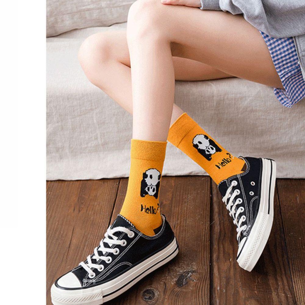 Vớ Thể Thao Mềm Mại Hình Gấu Trúc Dễ Thương Cho Nữ