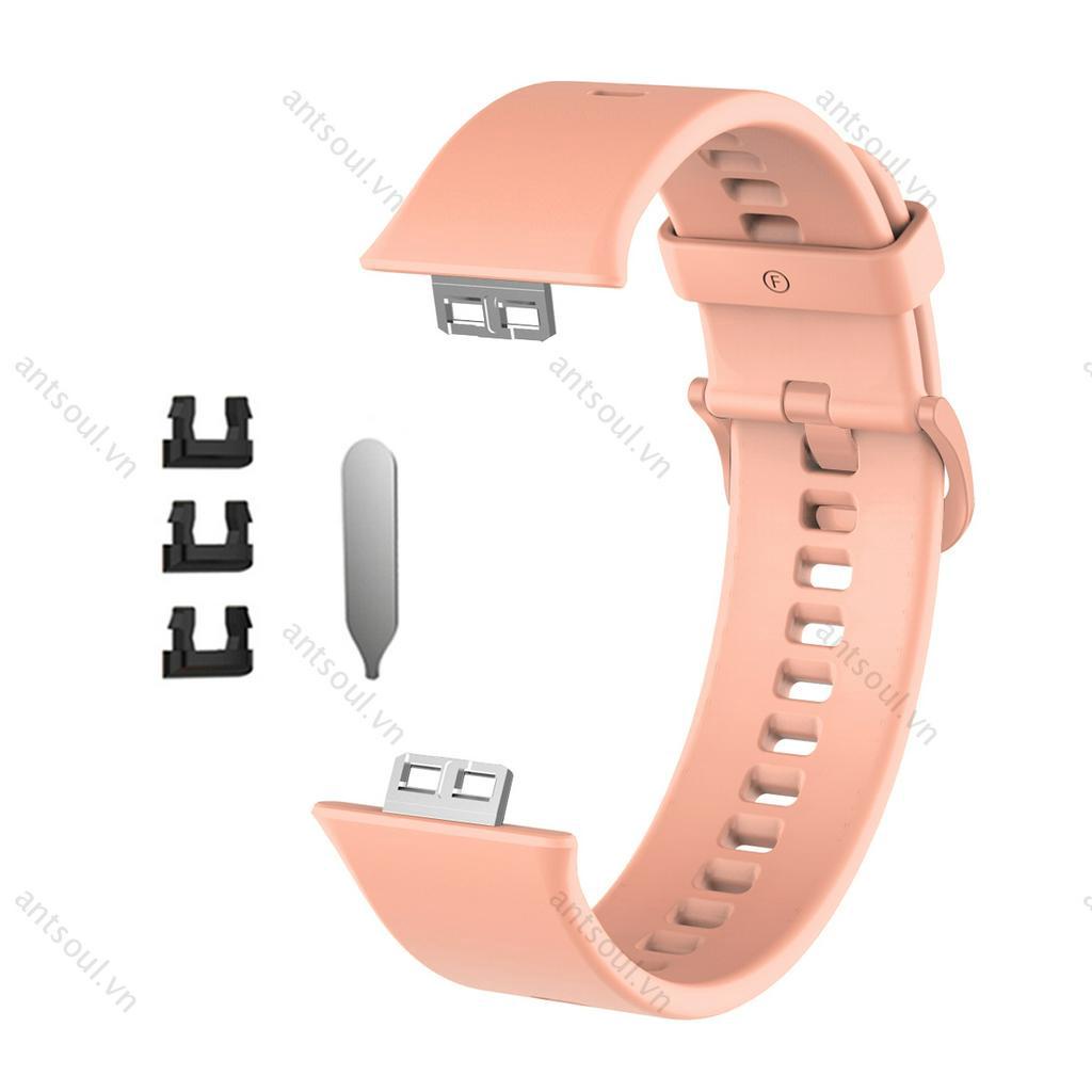 Dây Đeo Silicon Mềm Họa Tiết Rằn Ri Cho Đồng Hồ Thông Minh Huawei Watch Fit TIA-B09 / TIA-B19