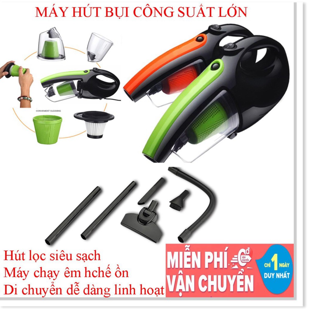 Máy hút bụi cầm tay công suất cao, Máy hút bụi Nhật, Máy hút bụi cầm tay 0.6L (3C), thiết kế ưu việt, hoạt động êm ái, h