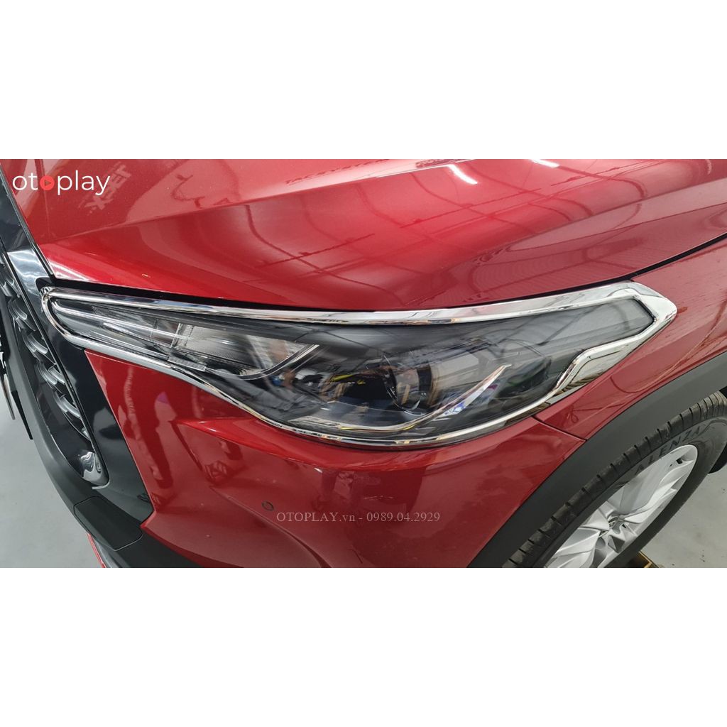 Ốp Viền Đèn Pha, Hậu Xe Toyota Cross 2020 2021 mạ crom
