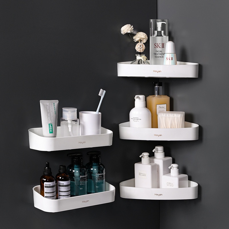 Kệ Để Đồ Nhà Tắm OENON , Kệ Để Gia Vị Nhà Bếp Lắp Đặt Dán Tường Không Cần Khoan