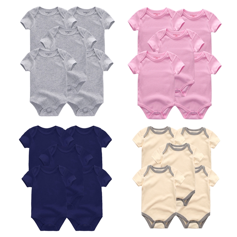 Newborn baby O-neck baby Jumpsuit Cotton clothes for baby 0-12M