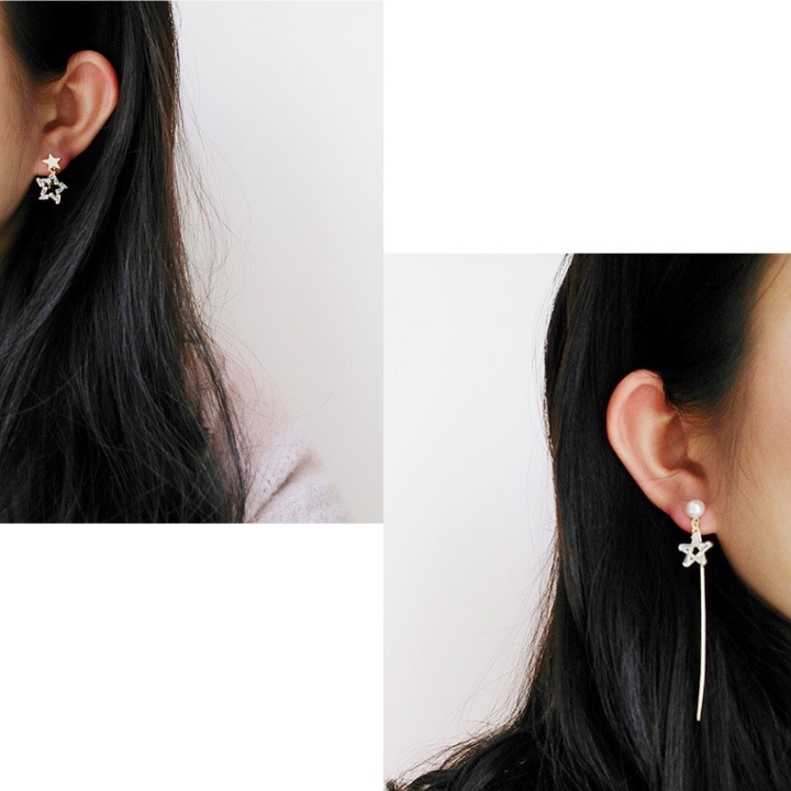 Bông Tai Nữ Bạc 925 Cao Cấp ERASHOP 073794 - Bst Ngôi Sao Lấp Lánh, Sang Trọng, Phù Hợp Đi Tiệc, Đi Chơi, Siêu Rẻ Đẹp