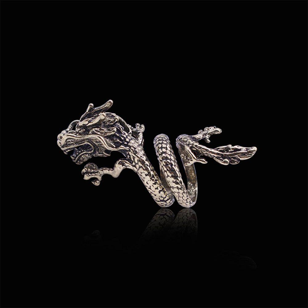 QQMALL Nhẫn Nhiều Lớp Phong Cách Punk Cổ Điển Có Thể Điều Chỉnh Chất Lượng Cao Cho Nữ