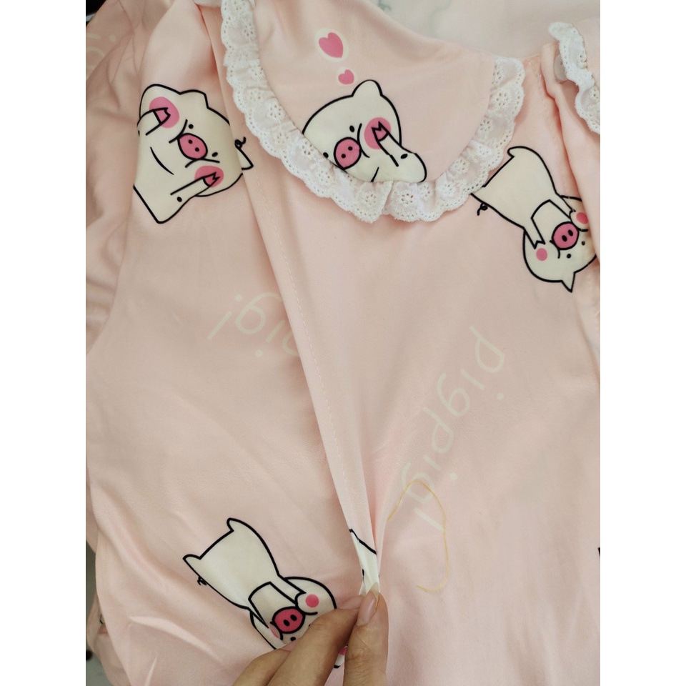 Bộ đồ bầu dài tay M372 chất cotton sữa freesize từ 45 đến 70kg