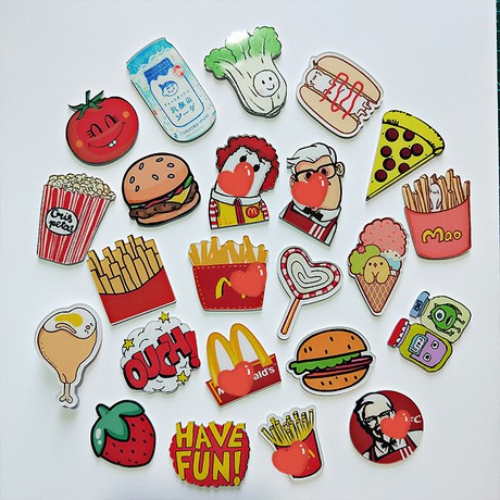 Huy hiệu cài áo 🌺SOPHIE🌺 sticker cài cặp nhiều hình kute