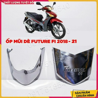 Bộ ốp mỏ dè INOX xe FUTURE 125 đời 2018 -  2021 ( Giá 1 Bộ Trước, Sau )